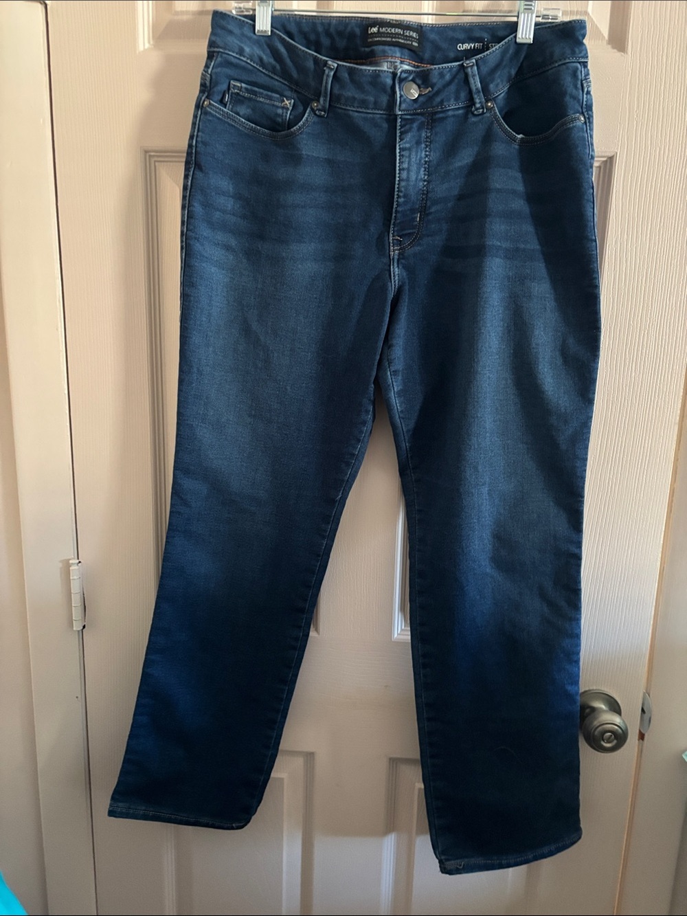 Lee Dark Blue Straight Leg Women’s Jeans